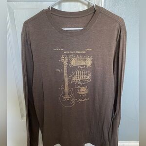 brown LIFE IS GOOD graphic tee!